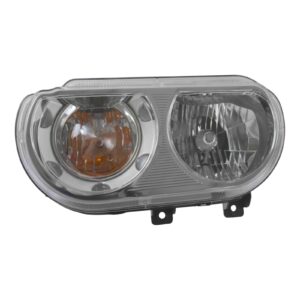 Halogen Headlight Headlamp Left Hand Driver Side LH for 08-13 Dodge Challenger