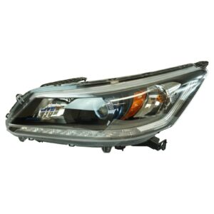 Halogen Headlight Lamp Assembly LH Driver Side for Honda Accord Sedan