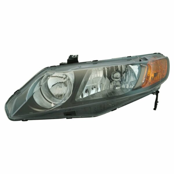 Headlight Headlamp Driver Side Left LH for 06-08 Honda Civic 4 Door Sedan