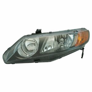 Headlight Headlamp Driver Side Left LH for 06-08 Honda Civic 4 Door Sedan