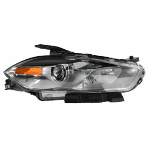 Headlight Headlamp Chrome HID RH Right Passenger Side for 13-14 Dodge Dart