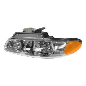 Quad Headlight Headlamp Driver Side Left LH Fits Grand Caravan Voyager