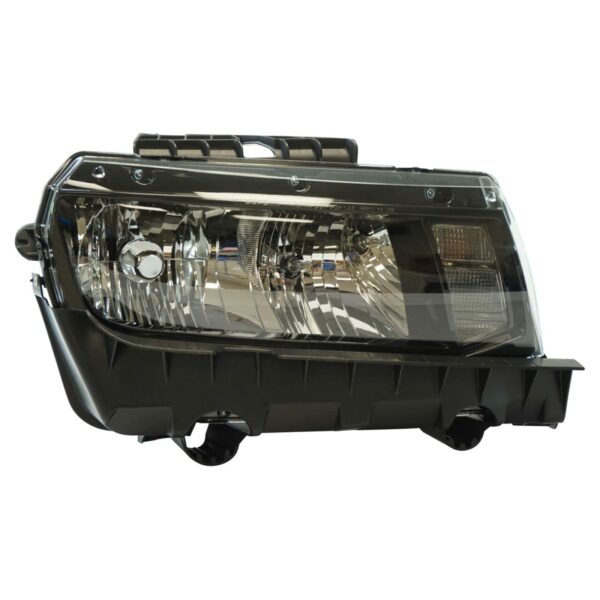 Halogen Headlight Lamp Passenger Side RH RF Compatible With 14-15 Chevrolet Camaro