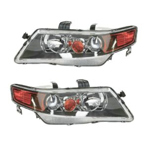 HID Xenon Headlights Headlamps Pair Set for 04-05 Acura TSX