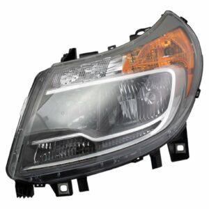 Halogen Headlight Headlamp Driver Side LH Compatible with Ram Promaster Truck Van