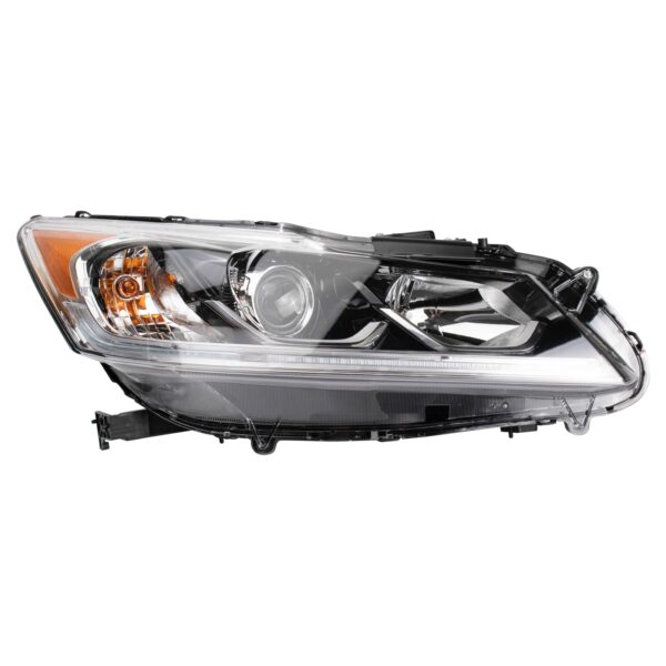 Right Headlight Compatible with 2017 Honda Accord