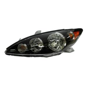 Headlight Headlamp w/ Black Trim Driver Side Left LH for 05-06 Camry SE