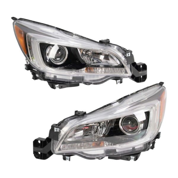 Headlight Set Compatible with 2015-2017 Subaru Outback