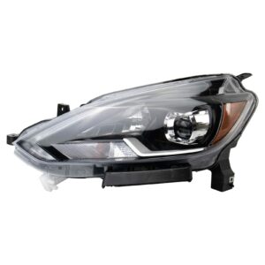 Left Headlight Compatible with 2018-2019 Nissan Sentra