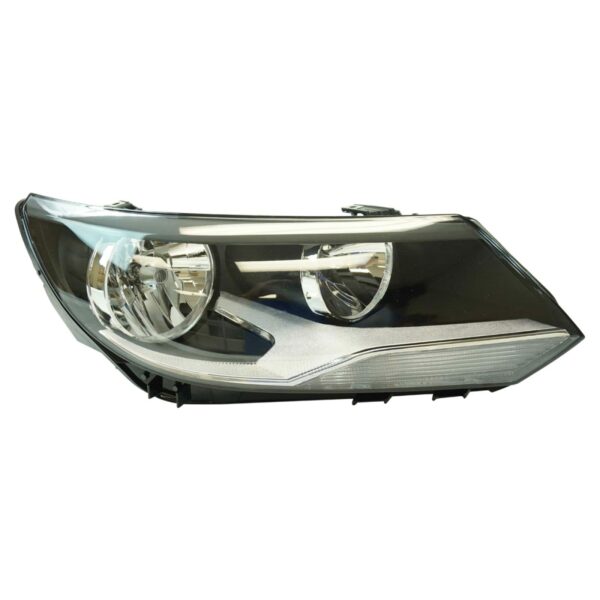 Halogen Headlight Lamp RH RF Passenger Side Compatible With Volkswagen Tiguan SUV