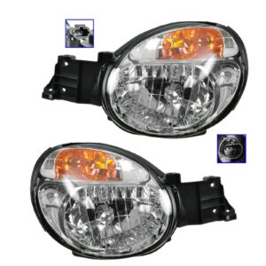Headlights Headlamps Left & Right Pair Set for 02-03 Impreza Outback WRX