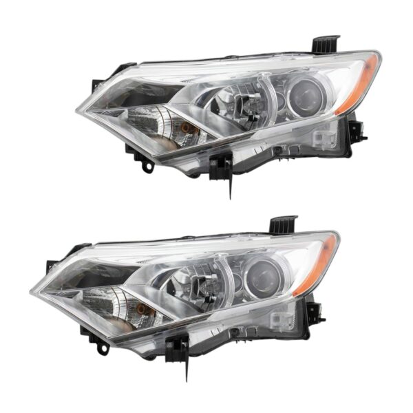 Headlight Assembly Compatible With 2012-2017 Nissan Quest Driver and Passenger Side