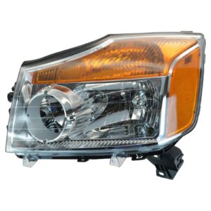Headlight Headlamp Driver Side Left LH For Nissan Titan Pickup Truck