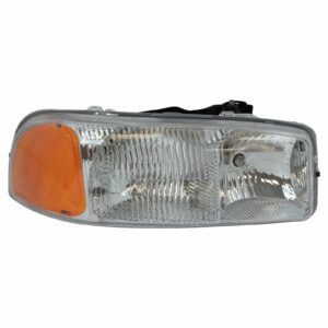 Headlight RH Right Passenger Side Compatible with Sierra 1500 / Sierra 2500 / Sierra 3500 / Yukon / Yukon XL