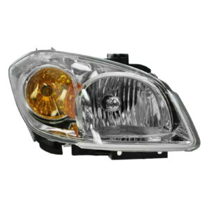 Chrome Headlight Headlamp w/ Bracket Passenger Right RH for Cobalt G5 Pursuit