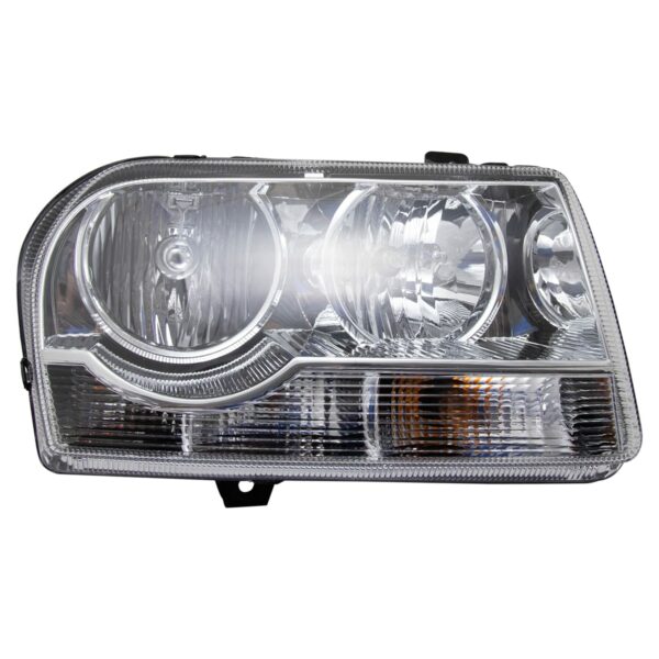 Headlight Headlamp Passenger Side Right RH Compatible with 05-10 Chrysler 300