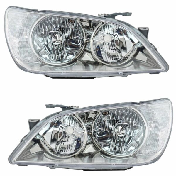 HID Xenon Headlights Headlamps Left & Right Pair Set for 01-05 Lexus IS300