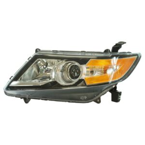 Halogen Headlight Lamp Assembly Driver Side LH Compatible With Honda Odyssey Van