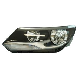 Halogen Headlight Lamp LH LF Driver Side Compatible With Volkswagen Tiguan SUV