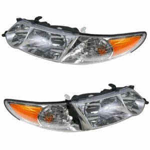 Headlight Corner Light Lamp LH Driver RH Passenger Kit for 02-03 Toyota Solara