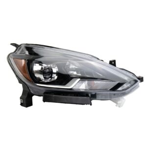 Right Headlight Compatible with 2018-2019 Nissan Sentra