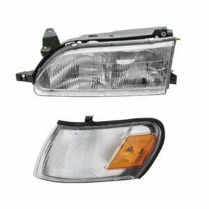 Headlight Headlamp & Parking Corner Light Driver Side Left LH for 93-97 Corolla