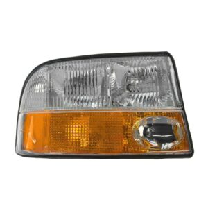 Headlight Headlamp w/ Fog Light Passenger Side Right RH for GMC Jimmy S-15 Truck