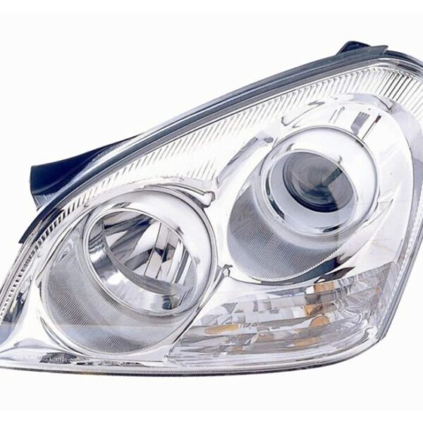 Chrome Background Headlight Headlamp Left Driver Side LH For 06-07 Optima
