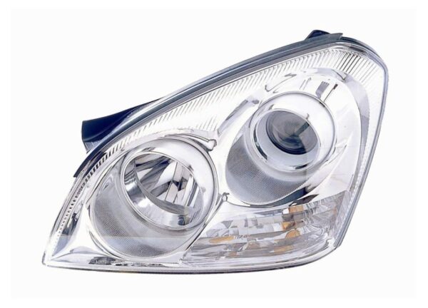 Chrome Background Headlight Headlamp Left Driver Side LH For 06-07 Optima