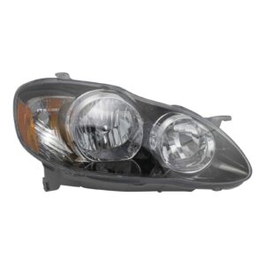 Headlight Headlamp Passenger Side Right RH Compatible with 04-08 Toyota Corolla S/XR/XRS