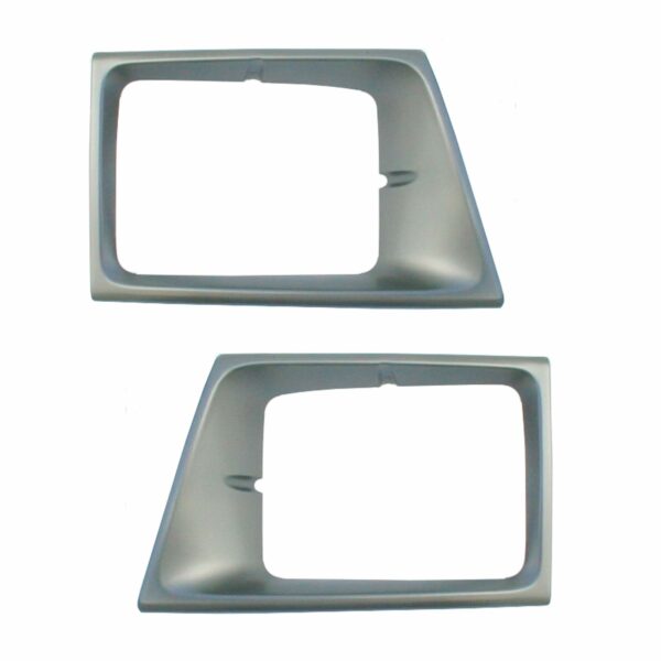 Sealed Beam Headlamp Headlight Bezel Trim Left & Right Pair Set Compatible with 92-96 Ford