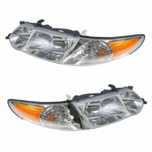 Headlight Corner Light Lamp LH Driver RH Passenger Kit for 02-03 Toyota Solara