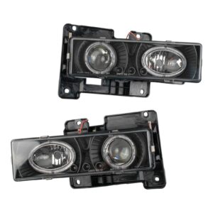 Projector Style Headlight lamp Pair Set of 2 for Blazer Tahoe Suburban Yukon