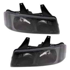 Headlight Set Compatible with 2003-2014 Chevrolet Express 1500 03-20 2500 3500 Savana