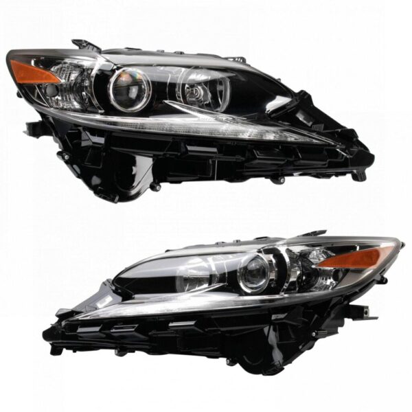 Headlight Set Compatible with 2016-2018 Lexus ES300h ES350