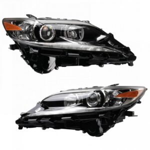 Headlight Set Compatible with 2016-2018 Lexus ES300h ES350