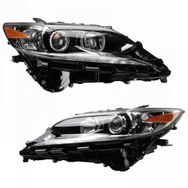 Headlight Set Compatible with 2016-2018 Lexus ES300h ES350