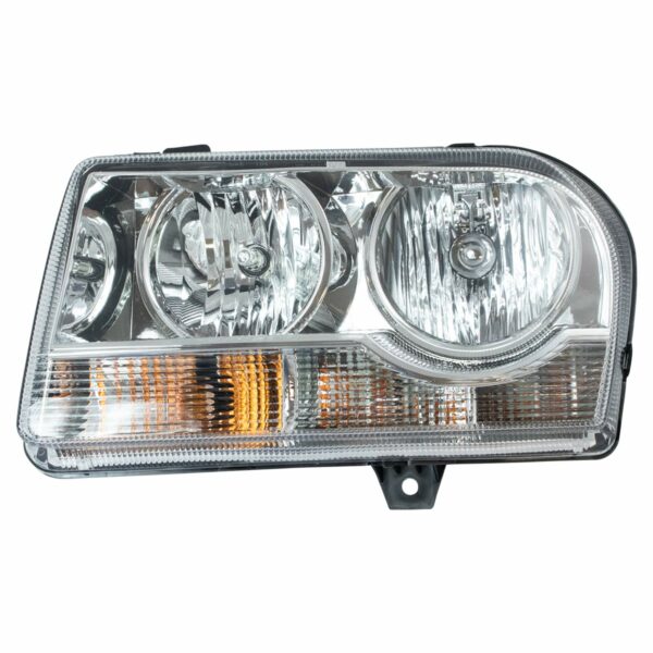Headlight Non-Projection Style LH Left Driver Side Compatible with 2005-2010 Chrysler 300
