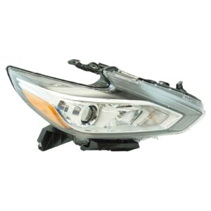 Halogen Headlight Headlamp w/ Chrome Housing Passenger Side RH for Nissan Altima