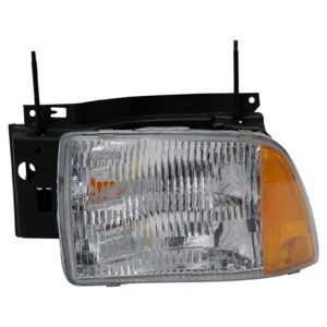 Headlight Headlamp Driver Side Left LH Compatible with 95-97 Chevy Blazer