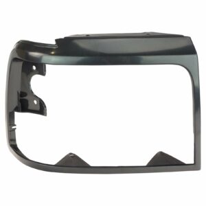 Headlight Trim Bezel Black Passenger Right RH Compatible with Ford F150 F250 F350 F450