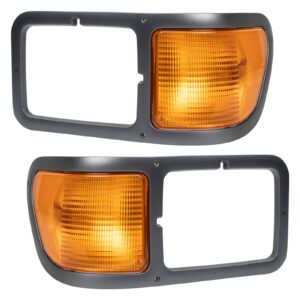 Headlight Bezel Set Compatible with 2000-2015 Ford F650 F750