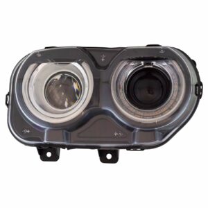 Halogen Headlight Lamp Assembly RH Right Passenger Side Compatible with Dodge Challenger