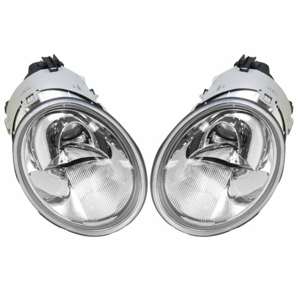 Headlight Headlamp Pair Set Left LH & Right RH for 02-05 VW Beetle Turbo S