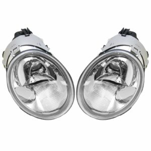 Headlight Headlamp Pair Set Left LH & Right RH for 02-05 VW Beetle Turbo S