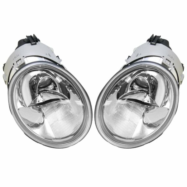 Headlight Headlamp Pair Set Left LH & Right RH for 02-05 VW Beetle Turbo S