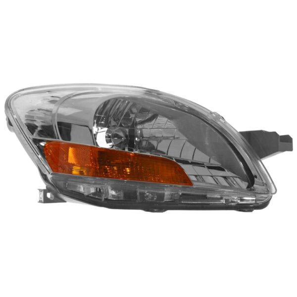 Headlight Headlamp Passenger Side Right RH for 06-11 Toyota Yaris 4 Door Sedan