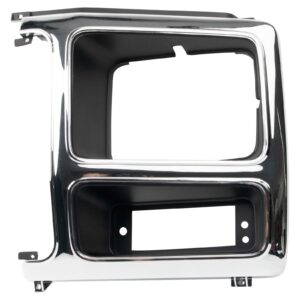 Headlight lamp Bezel Chrome LH Driver Side for 80-86 Ford Bronco F150