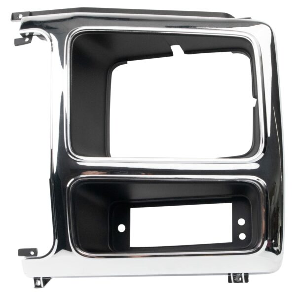 Headlight lamp Bezel Chrome LH Driver Side for 80-86 Ford Bronco F150