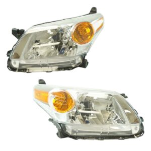 Headlight Lamp Assembly Pair LH Driver & RH Passenger Set for 08-12 Scion xD